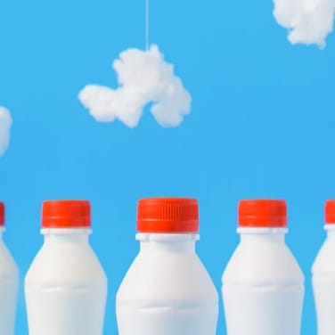 Image of milk bottles